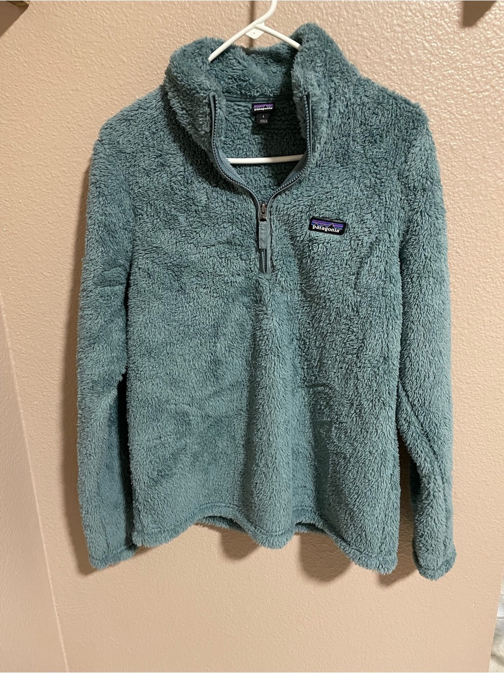 Patagonia Women's Plush 1/4 Zip Fleece Pullover - Teal